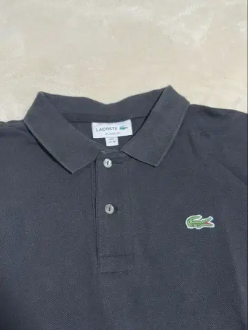 라코스테 피케 셔츠 반팔 블랙 M