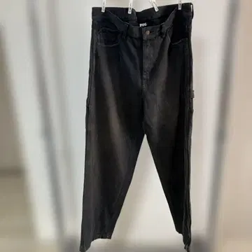 FIC 블랙 카고 팬츠