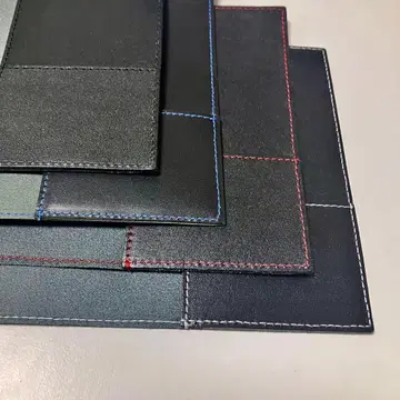 천연 가죽 북커버 블랙 문고본 사이즈 핸드메이드 미사용 새상품 4색 세트