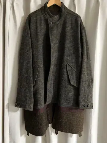 ZIGGY CHEN 22AW 트위드 블루종 48