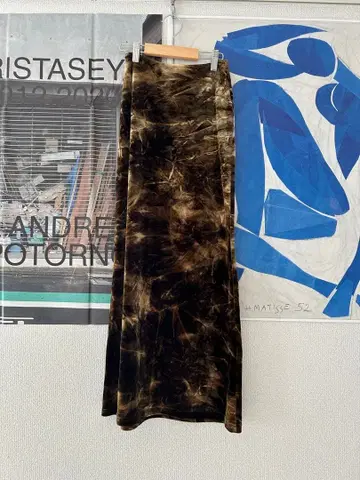 [ jantiques ] [ 구제 의류 ] 벨로아 롱 스커트