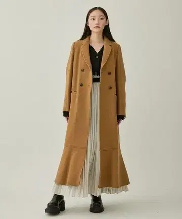 새상품 AMERI DOUBLE BREASTED MERMAID COAT S