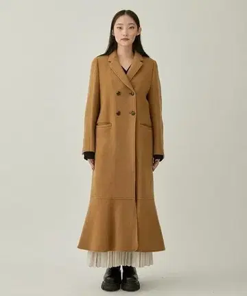 새상품 AMERI DOUBLE BREASTED MERMAID COAT S