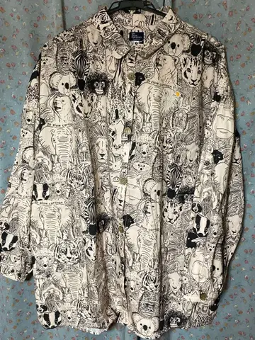 고슬로우 캐러밴 애니멀 카오스 올 패턴 셔츠
