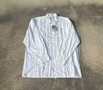 GOOUCH 프릴 셔츠 vintage 택 포함 데드스탁