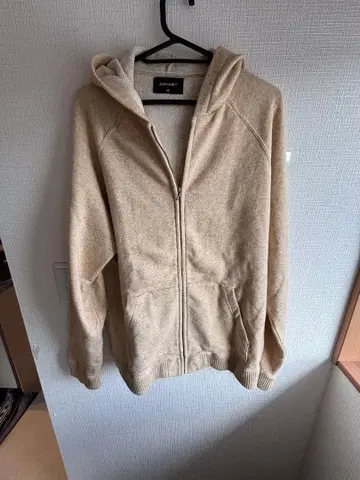 SOPHNET. 베이지 집업 후드티 M