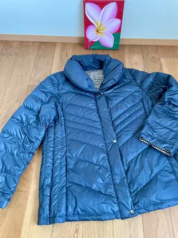 [ L 사이즈 ] LADIESFASHION 퀼팅 자켓 네이비