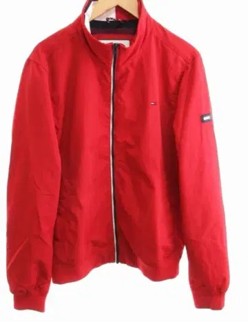 TOMMY HILFIGER 레드 점퍼