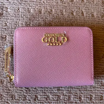 COCCELUX GOLD 코인 케이스 핑크