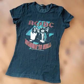 AC/DC HIGHWAY TO HELL 티셔츠 2001년제