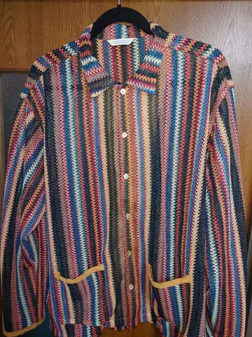 JOURNALSTANDARD 다색 스트라이프 긴팔 셔츠