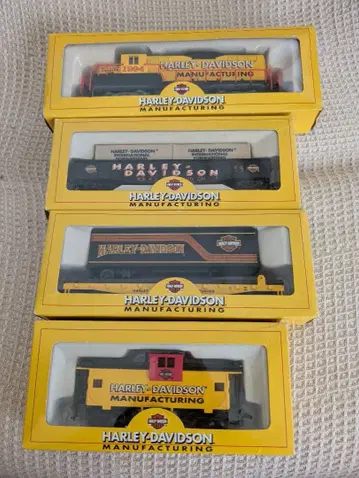 [레어] HARLEY-DAVIDSON 철도 모형 세트 5량