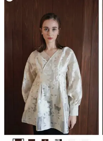 Acka 자카드 미니 드레스