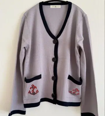 새상품 가디건 Machiko Jinto 마치코진토 그레이