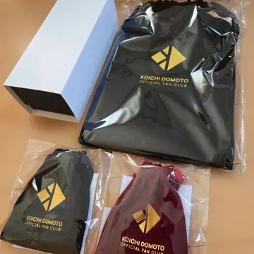 도모토 코이치 팬클럽 한정판 굿즈 거울 멀티 케이스 머리끈