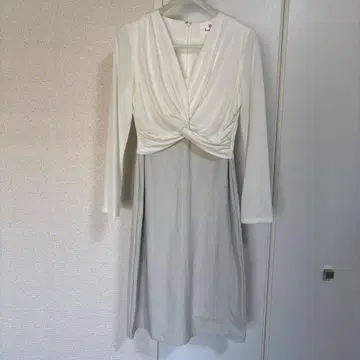 [ Kay me ] [ 스트레치 자카드 ] 원피스 그레이지 오션