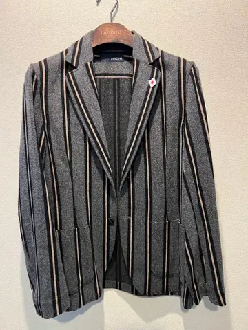 라르디니 컨디션 최상 샌드 스트라이프 자켓 S