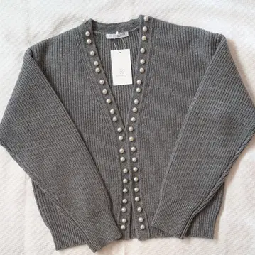 미사용 BEAUTY&YOUTH 유나이티드 애로우즈 펄 가디건