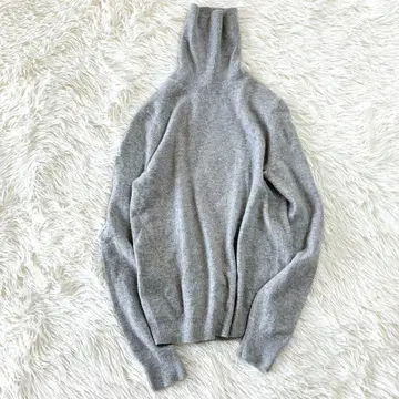 UNIQLO 유니클로 여성용 캐시미어 니트 터틀넥 그레이 M