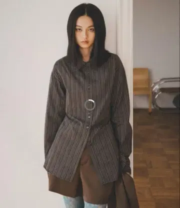 fuully studio 멀티 스트라이프 셔츠