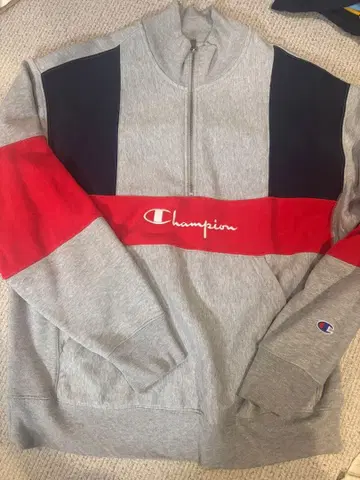 Champion 리버스 위브 하프 지퍼 트레이닝복 XL