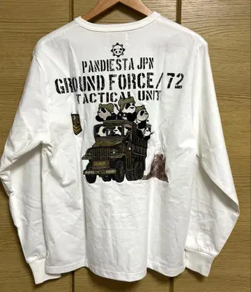 팬디에스타 하코노리 지프 밀리터리 롱T pandiesta 긴팔