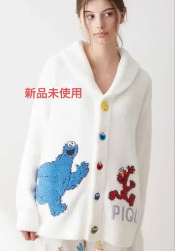 젤라토 피케 [ SESAME STREET ] 자카드 숄 가디건