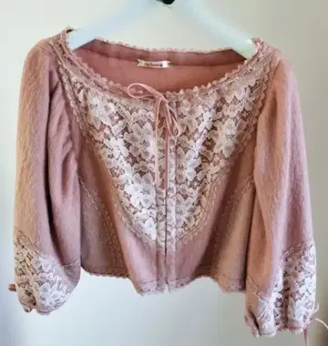 릴리 스노코프 플러피 마리 볼레로 핑크