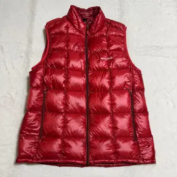 컨디션 최상 몽벨 800 FP 다운 베스트 Men's XL 레드