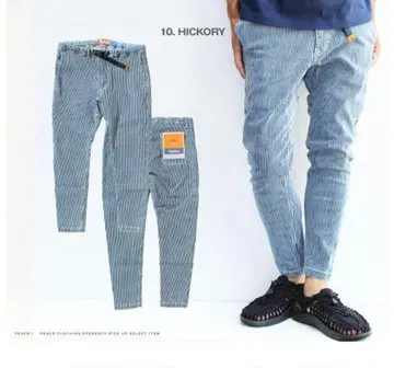 KRIFF MAYER 9부 길이 스트레치 트윌 내로우 클라이밍 팬츠 L