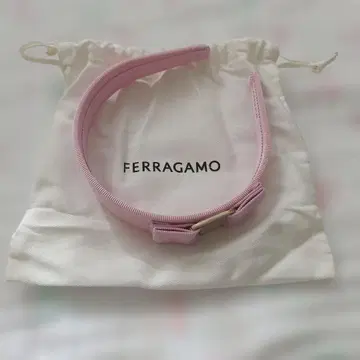 Ferragamo 핑크 헤어밴드