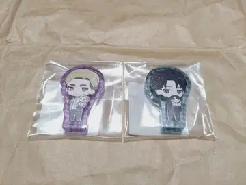 진격의 거인 미니 캐릭터 아크릴 블록 엘빈 리바이