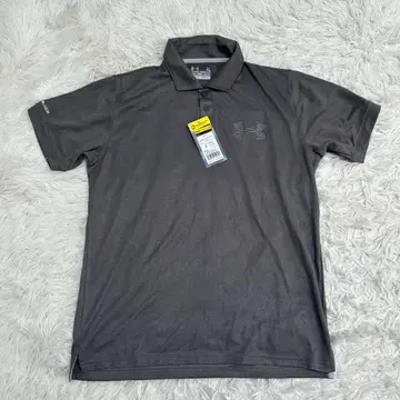 새상품 UNDER ARMOUR UA 콜드블랙 스터드 로고 피케 셔츠