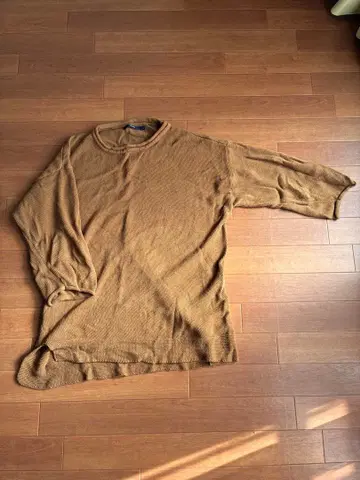 브라운 니트 스웨터 L 사이즈