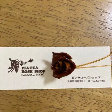 PIAZZA ROSE SHOP 브라운 장미 브로치