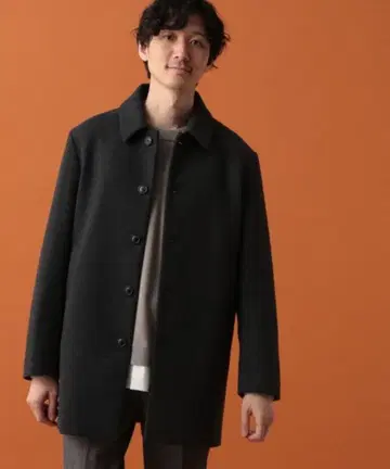 [택 포함 새상품] 글로벌 워크 숏 스텐카라 코트 다크 그레이 L