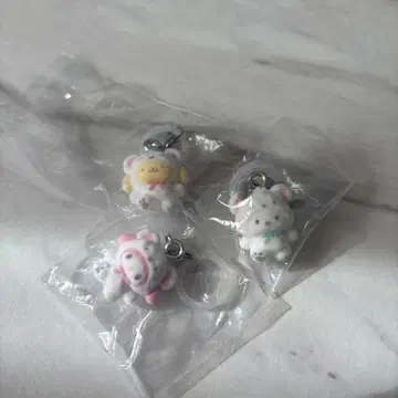 산리오 포근포근 스노우 메지루시 액세서리