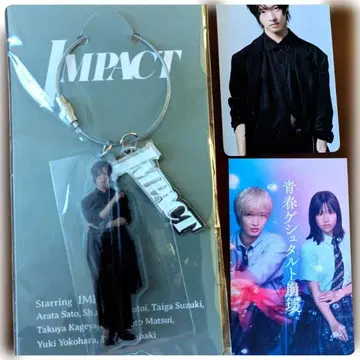 [ 새상품 ] IMP. 사토 신 IMPACT 아크릴 키링 트레이딩 카드