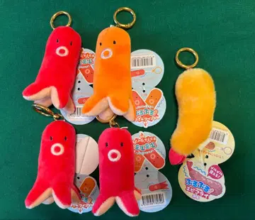 말랑말랑! 문어 소시지 & 새우튀김 봉제 인형 5개 세트 YELL