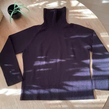 미사용 변압기 워크 TRANS WORK 니트 스웨터 브라운 L