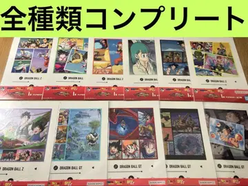 드래곤볼 제일복권 클리어 포스터 전 종류 컴플리트 11종류 미개봉