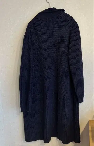 allureville 네이비 롱 니트 가디건