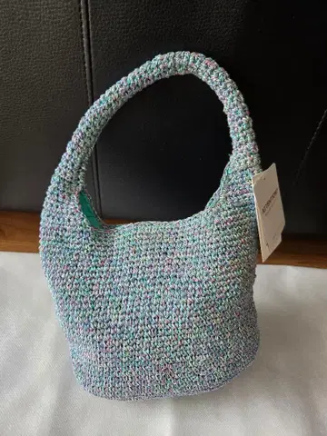 UNITED ARROWS 메탈 코드 원 핸들 컬러풀 편 핸드백