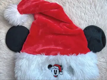 디즈니 미키 귀 달린 산타 모자 팬 캡 프리 사이즈