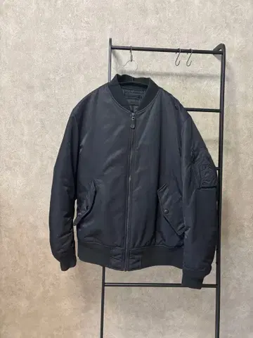 [세일] 블랙 MA-1 플라이트 자켓