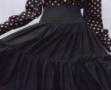 FOXEY 턱시도 스커트 블랙 M