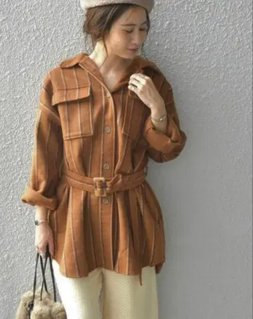 카주 SHIPS 라이프 셔츠 자켓