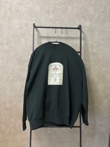 [ 세일 ] SUNNY CLOUDS 다크 그린 맨투맨