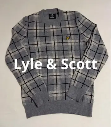 Lyle & Scott (라일 스캇) 체크 무늬 스웨터 XS 사이즈