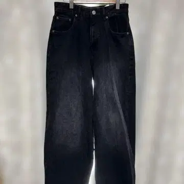 zara 배기 데님 블랙